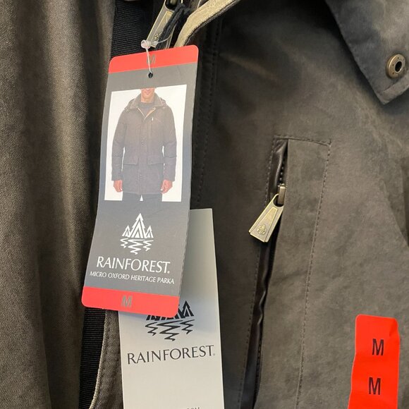 NWT Portabella Green RAINFOREST Hooded Micro Oxford Heritage Parka Jacket - Picture 4 of 8